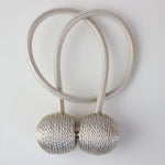 boucle rideau couleur gris beige moderne décorative polyester or bleu argent easy useintérieur decoration