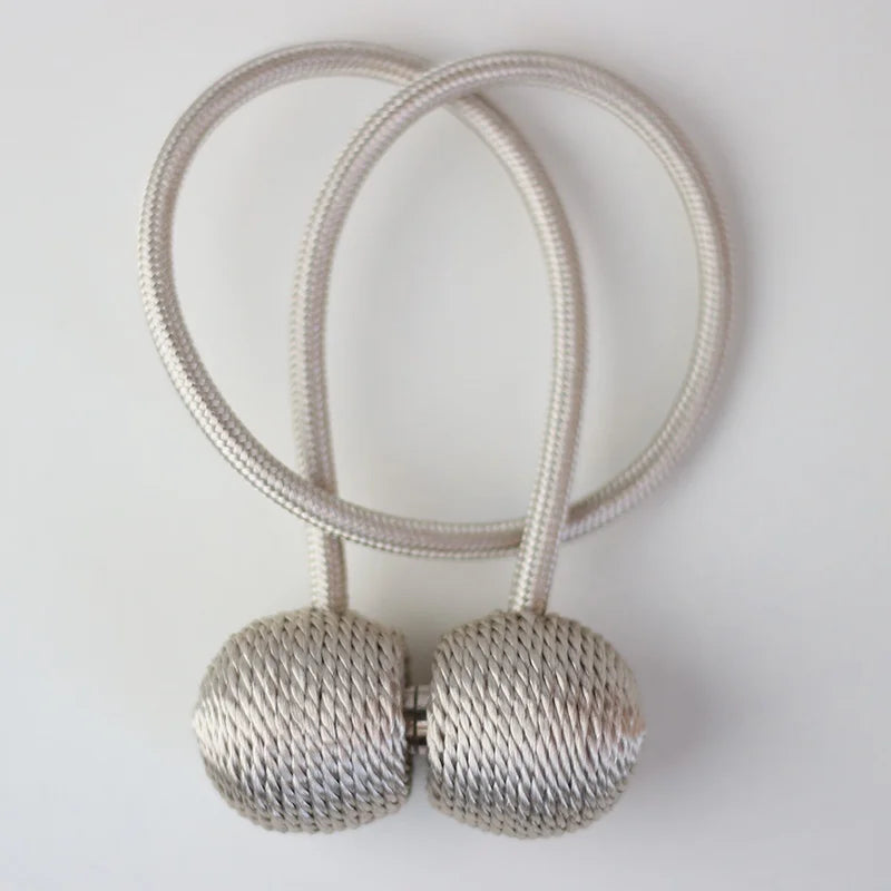 boucle rideau couleur gris beige moderne décorative polyester or bleu argent easy useintérieur decoration