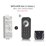 contrôleur led intelligent wifi rf 24g rh blanc noir cct rgb cct rgbw led