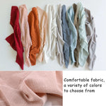 Variété de tissus confortables dans une palette de couleurs attrayantes.