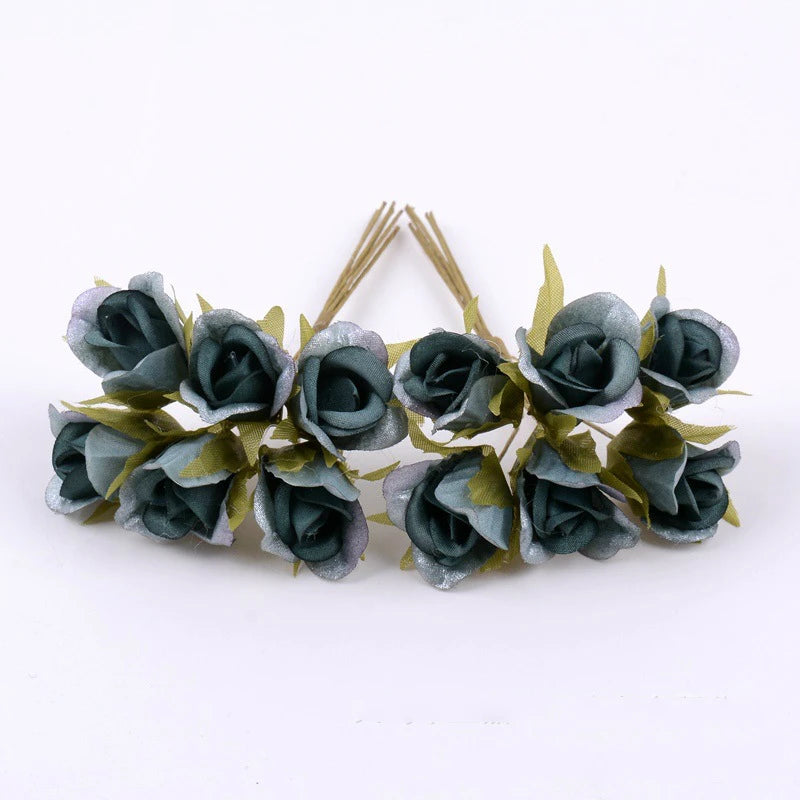 bouquet artificiel roses soie décoration intérieure saint valentin mariage fête scrapbooking