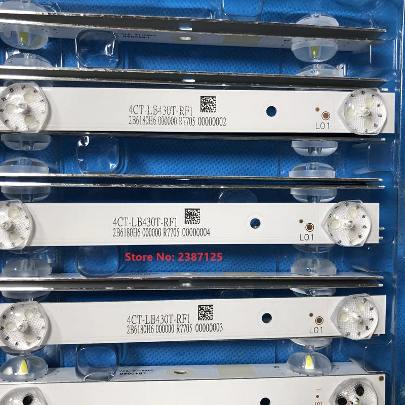 bande led blanc moderne adhésif 8led 755mm connecteurs électriques professionnel