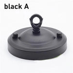 support suspension moderne anneau blanc noir cuivre doré argenté rond lisse