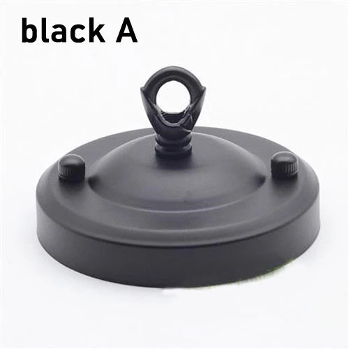 support suspension moderne anneau blanc noir cuivre doré argenté rond lisse