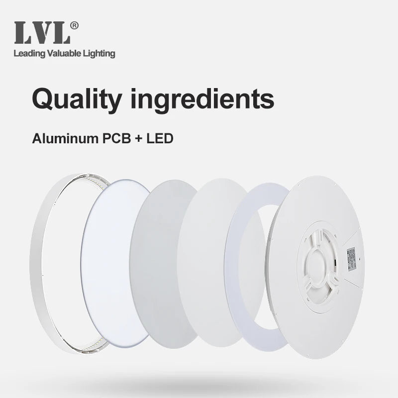 plafonnier led moderne blanc opalescent intensité variable wifi application commande vocale