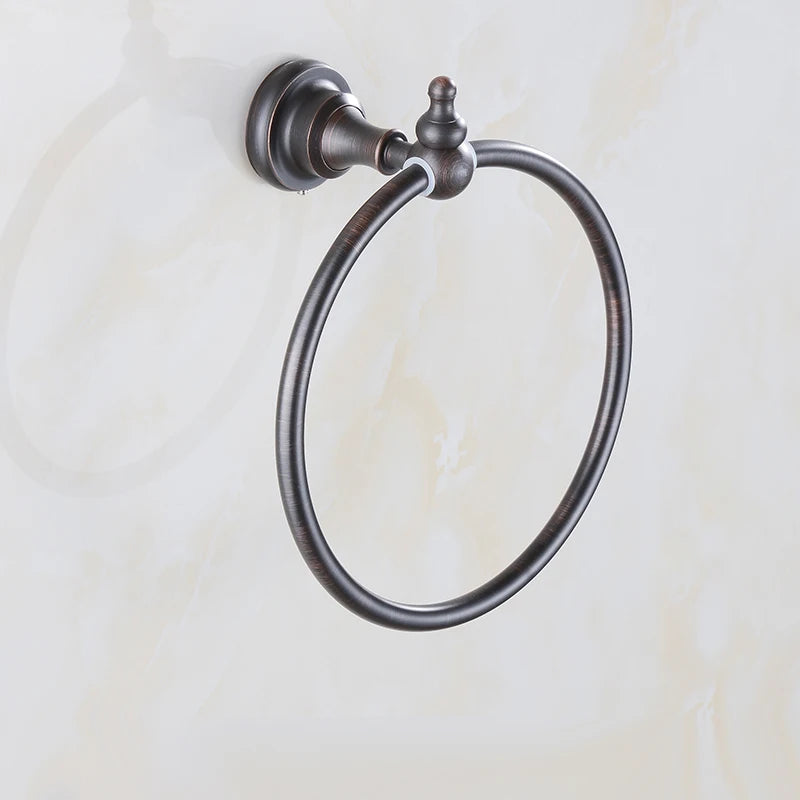 accessoires salle bain bronze brosse wc porte serviettes anneau serviettes porte papier toilette classic
