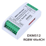 contrôleur led dmx 512 rgb rgbw 3ch 4ch console éclairage decoration variateur lumière maison