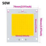 projecteur led cob 50w blanc froid lumiere industrielle haute puissance 78x74mm