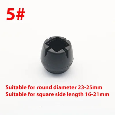 pieds chaise silicone antidérapants protection sol moderne noirs rond carré