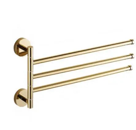 porte serviettes mural or quatre barres moderne serviettes bain multicolore fixations murales minimalistes