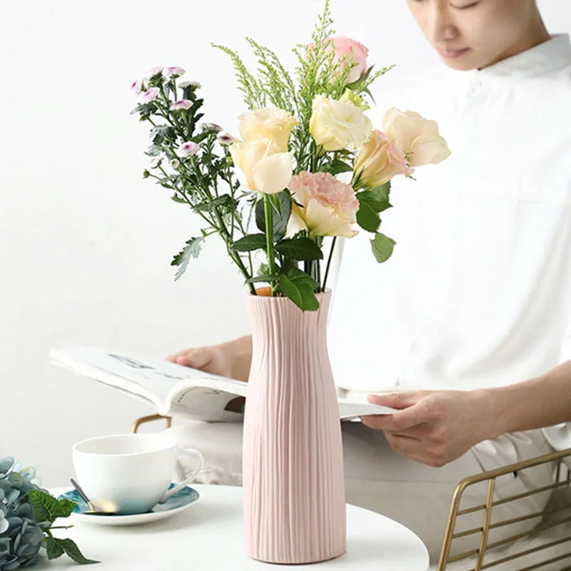 vase moderne plissé opaques couleurs pastel décoration intérieure table chambre coucher