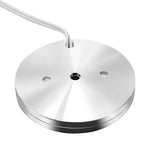 projecteur led ultrafin blanc argent moderne câble blanc 12v 24v rond lisse