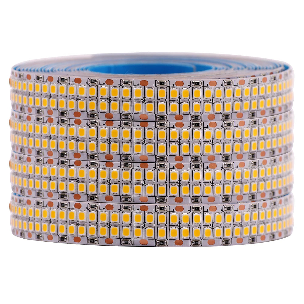 ruban led 24v 12v 480leds 2400leds double rangée 1200leds 900leds blanc jaune orange moderne