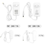adaptateur secteur 12v 24v 1a 2a 3a prise eu us blanc moderne