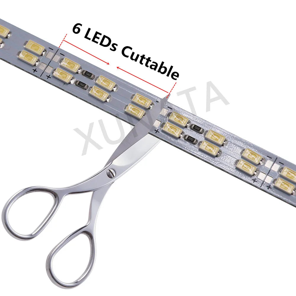ruban led argent jaune 50cm 72leds adhésif moderne 12v smd ccc rohs