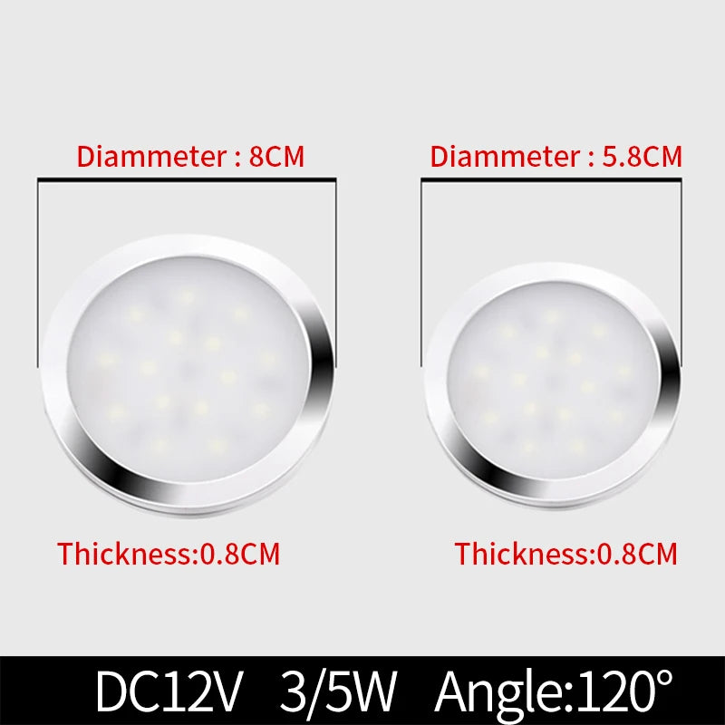 projecteur led ultrafin blanc argent moderne câble blanc 12v 24v rond lisse