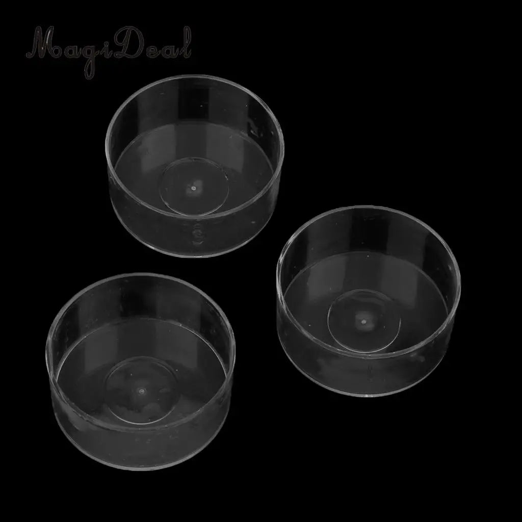 bougies parfumées plastique transparentes minimalistes pack 10 pièces simple élégant lumineuse chaleureuseintérieur