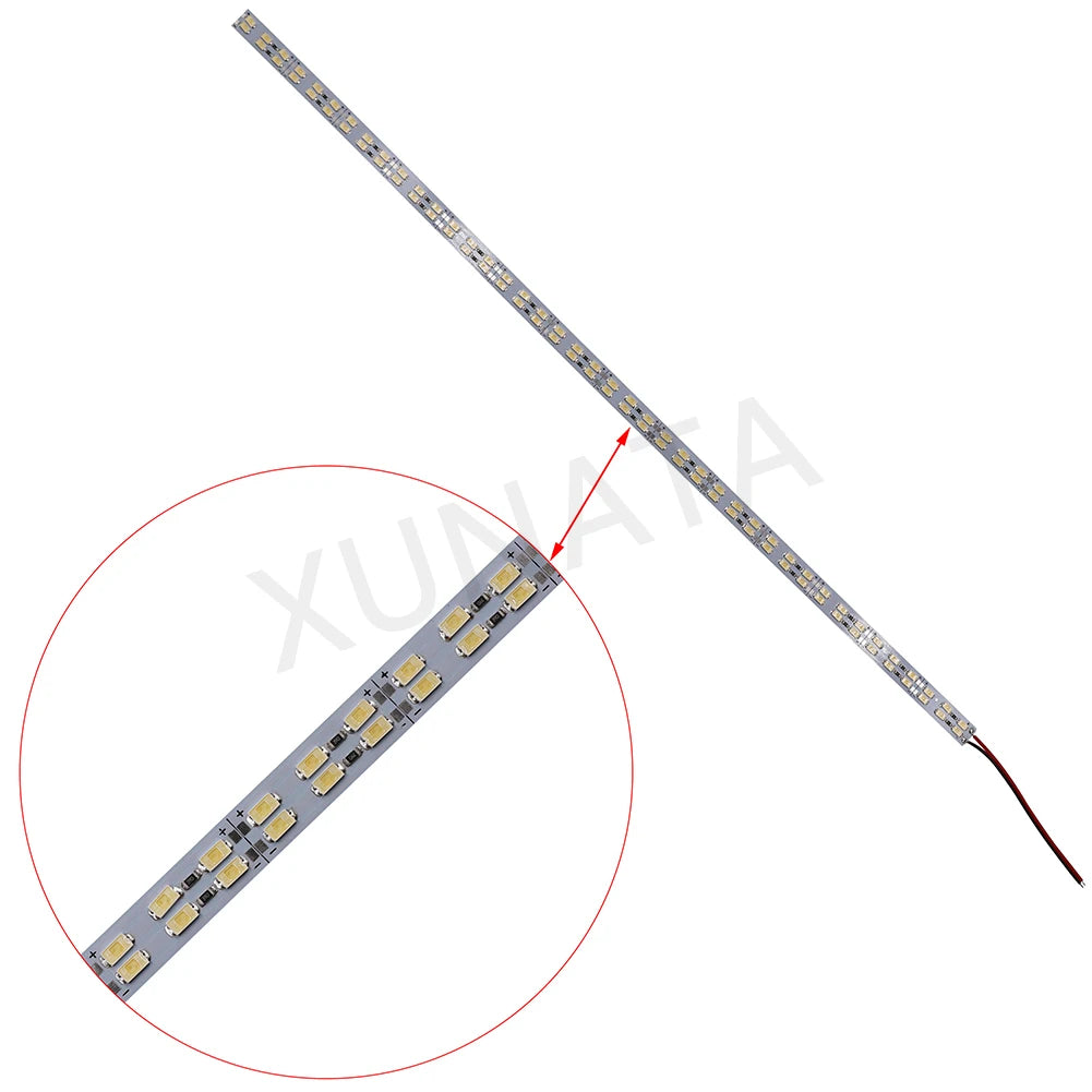 ruban led argent jaune 50cm 72leds adhésif moderne 12v smd ccc rohs