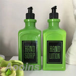 autocollant adhésif transparent distributeur savon liquide bouteille verre décoration salle bain