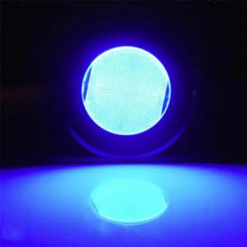 lampe led extérieure imperméable ip68 rouge vert bleu moderne grille perforations jardin
