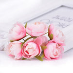 bouquet fleurs artificielles roses tissu feuilles verte intérieur mariage romantique saint valentin