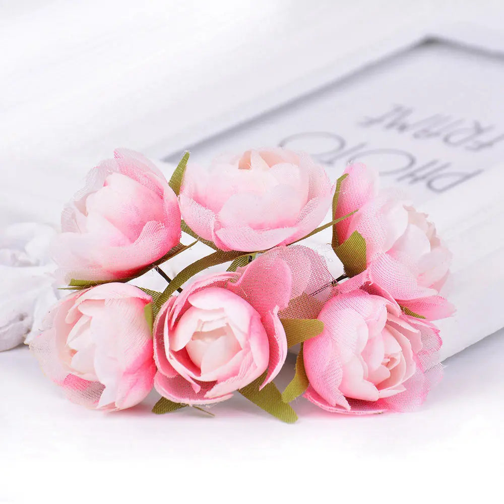 bouquet fleurs artificielles roses tissu feuilles verte intérieur mariage romantique saint valentin