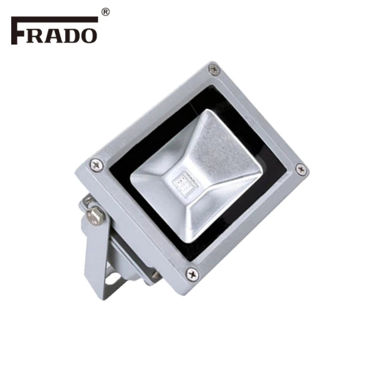 projecteur led moderne gris métallisé ip65 rgb télécommande flux lumineux 2000 82000 certifié rohs