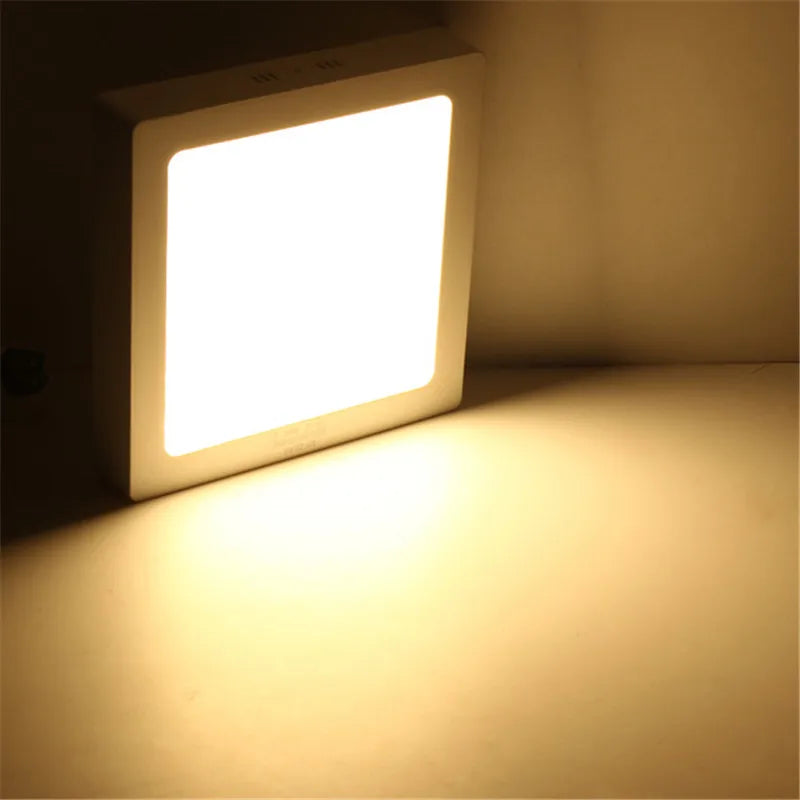 plaque lumière led blanc moderne adhésif facile acier inoxydable certifié rohs ccc 9w 15w