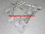 diodes led vertes transparentes rondes modernes 15000mcd tringle 1000 pièces lumière brillante