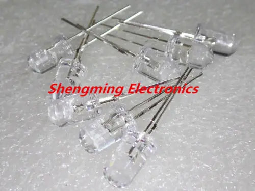 diodes led vertes transparentes rondes modernes 15000mcd tringle 1000 pièces lumière brillante