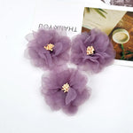 fleurs artificielles tulle pivoine blanche rose décoration intérieure mariage anniversaire baby shower clips fixations