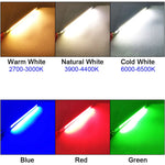 ruban led jaune vert orange blanc moderne 200mm 10w led sanan 50000h