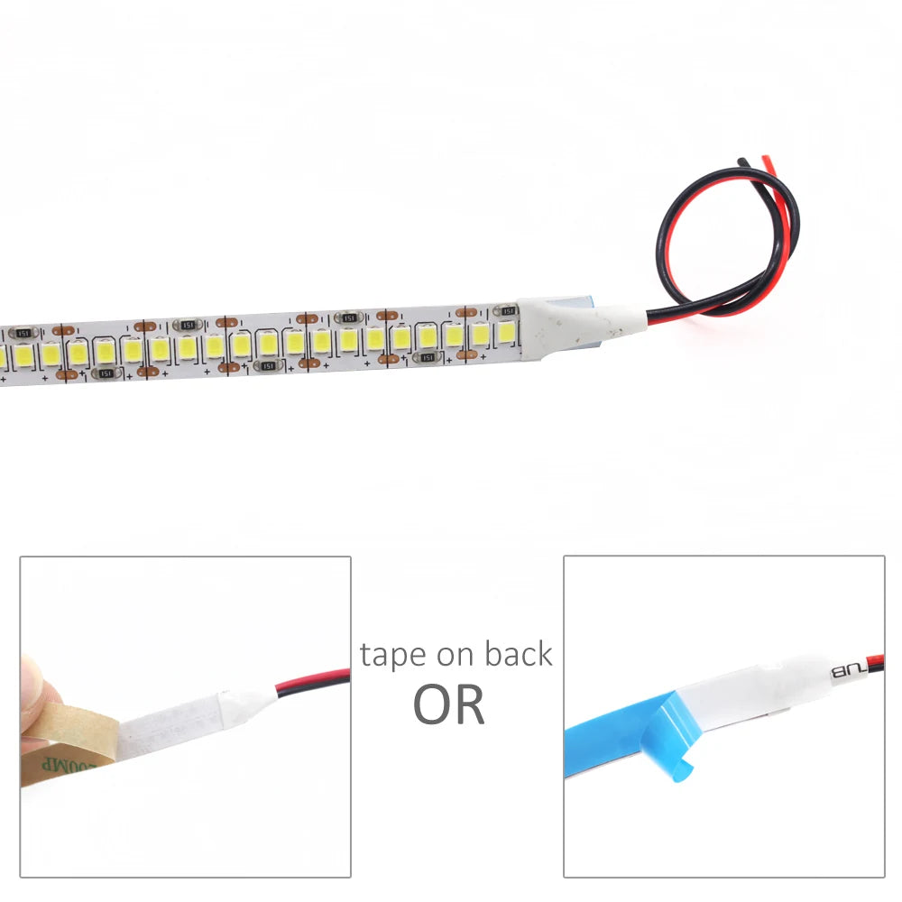 ruban led 12v blanc moderne adhésif 240leds/m 50000heures ip20 non étanche