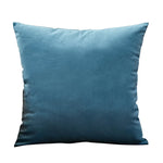 coussin decoratif velours vert foncé moderne doux lit salon voiture 45x45cm