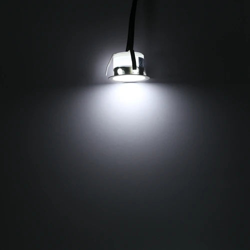 Lampes encastrables led argentées modernes ip67 encastrables extérieures minimaliste 12v 60lm