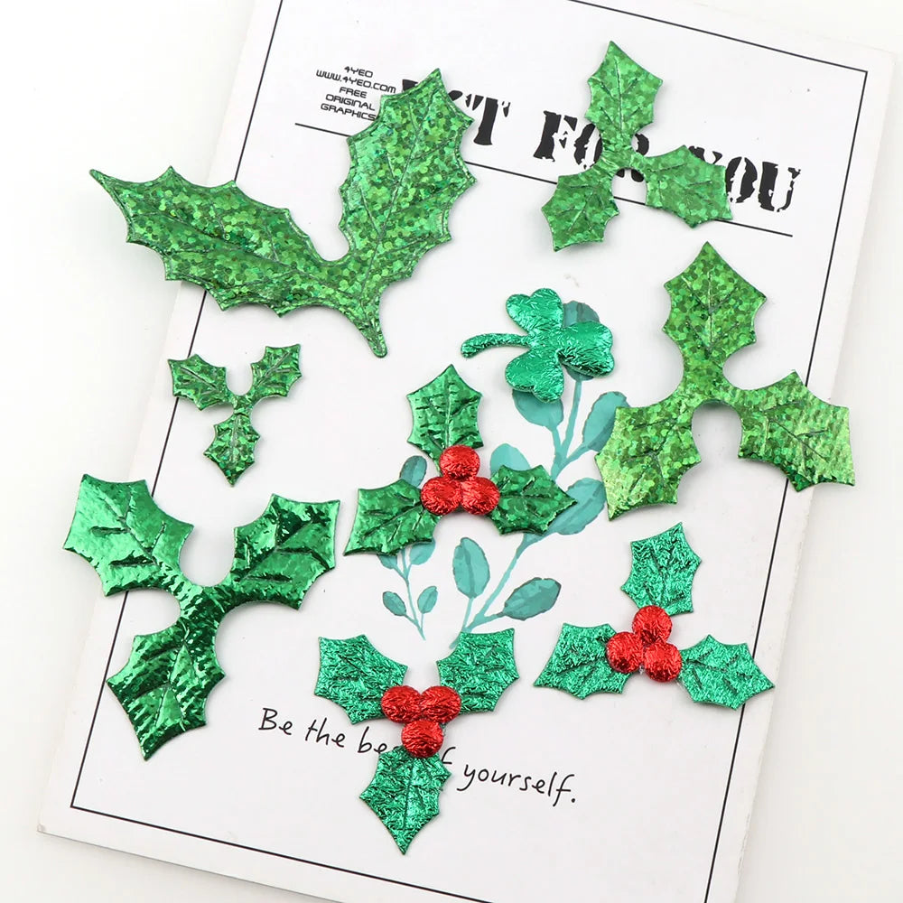 Patchs fruits rouges et feuilles pour personnalisation vêtements bébé