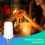ampoule led effet flamme e26 e14 b22 modes scintillement blanc jaune moderne