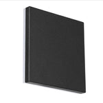 lampe murale moderne led industrielle fixée mur noir gris texturée ip55 étanche