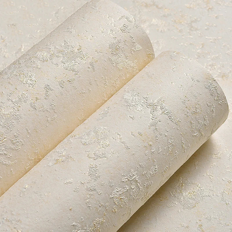 papier peint floral beige gris chambre salon anti statique absorption son résistant humidité