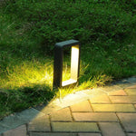 lampe solaire moderne noir ip65 aluminium câble électrique led étancheextérieur autonomeplantage sol