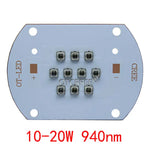 cartouche led bleu clair 730nm 850nm 940nm 10w 20w 30w 50w adhésif moderne