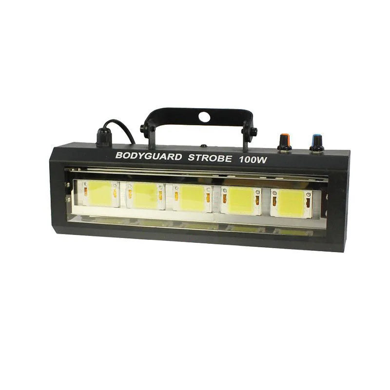 projecteur led 100w stroboscopique commande sonore dj discothèque fête lumière moderne