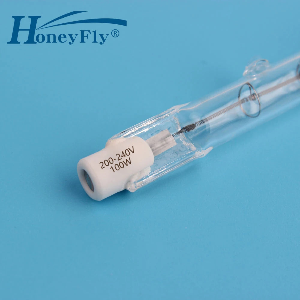 ampoule incandescente 78mm 220v 100w 150w 200w 250v blanc transparent classique