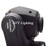 projecteur led mini moving head noir éclairage professionnel dmx scène dj effets lumineux projections