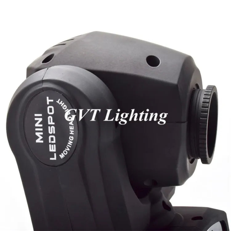 projecteur led mini moving head noir éclairage professionnel dmx scène dj effets lumineux projections