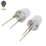 diodes led ultra lumineuses 10mm blanc transparent 150ma 0.75w rondées
