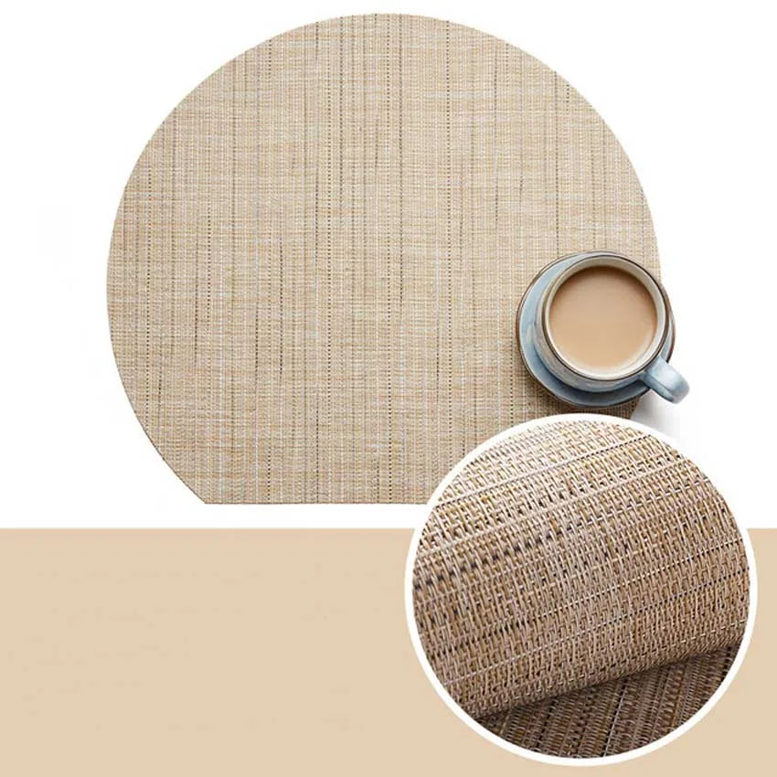 set table moderne rayures horizontales imperméable résistant huile salle manger décoratif