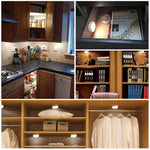 veilleuse led tactile sans fil piles adhésives moderne urgence cuisine placard chambre blanc rond