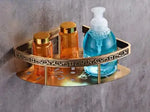 ensemble quincailleries bain bronze ornements floraux classique porte serviettes crochets fixations murales