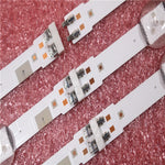 ruban led blanc moderne adhésif connecteurs boutons étiquettes 6x25 cm